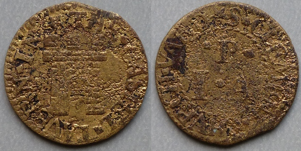 St. Clements (Strand), I P (A) THE CASTEL TAVERN farthing